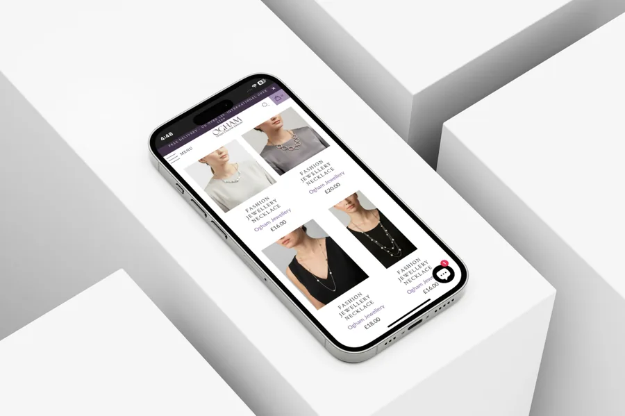 Ogham Jewellery SEO and social media results