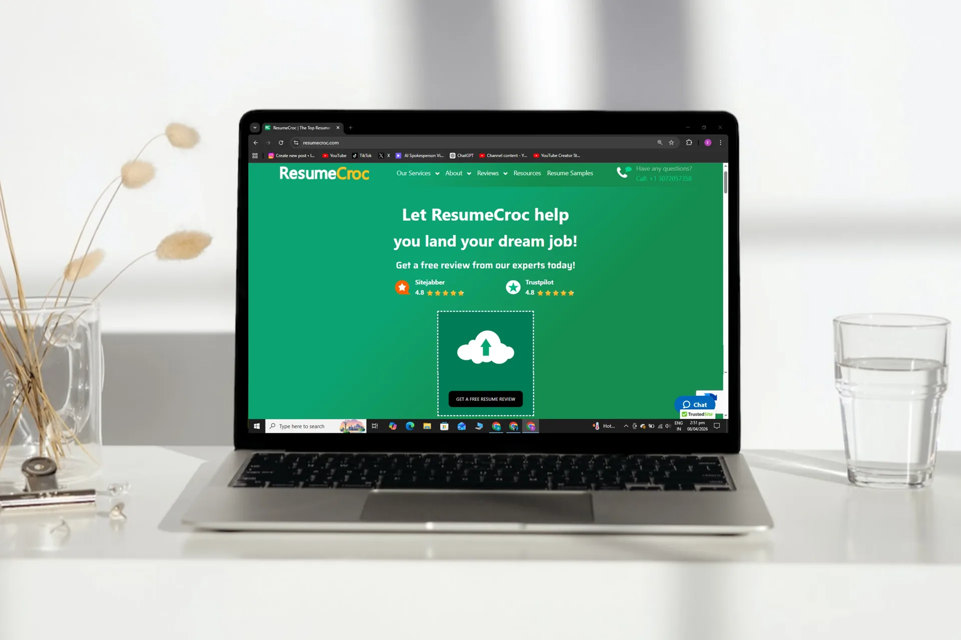 Resumecroc SEO audit and web rebuild case study
