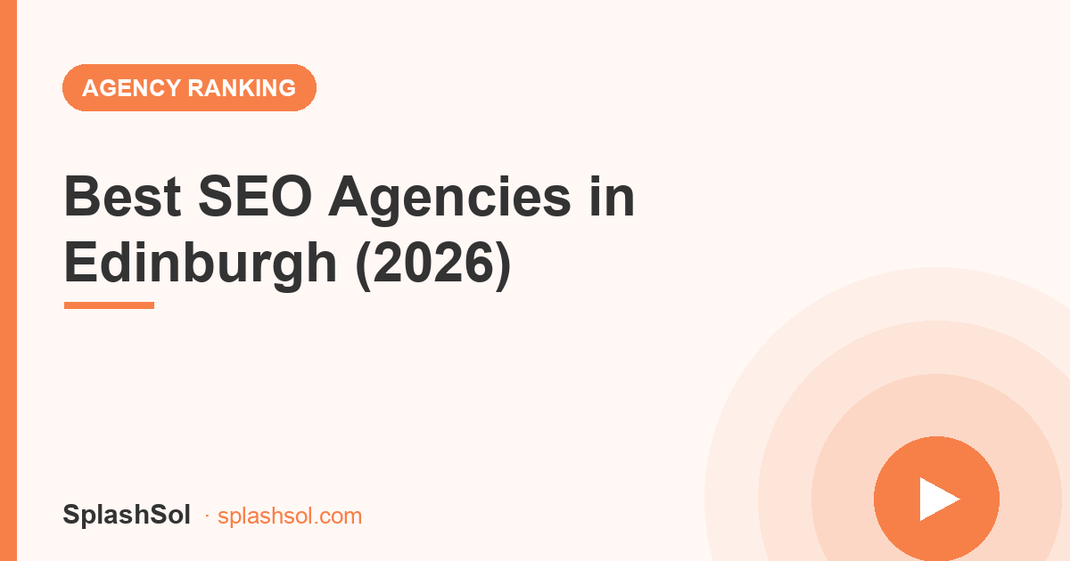 Best SEO agencies in Edinburgh 2026