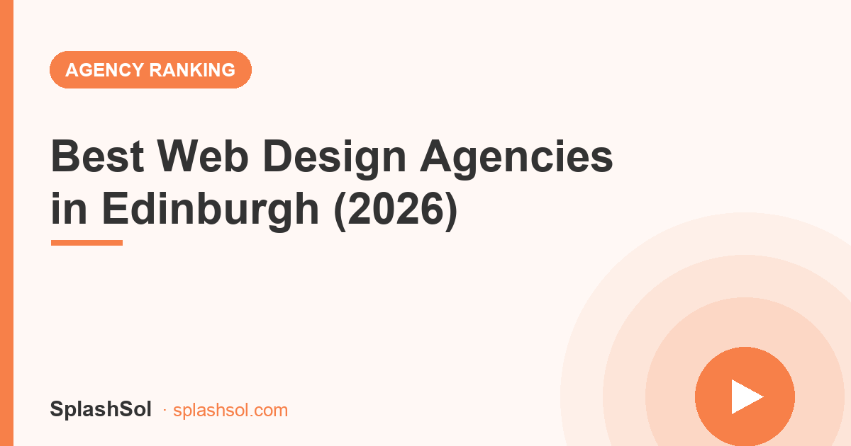 Best web design agencies in Edinburgh 2026