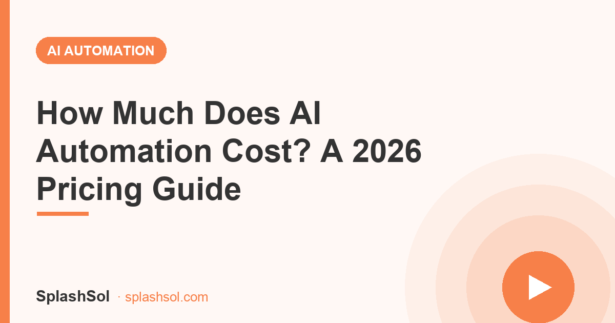 How much does AI automation cost 2026