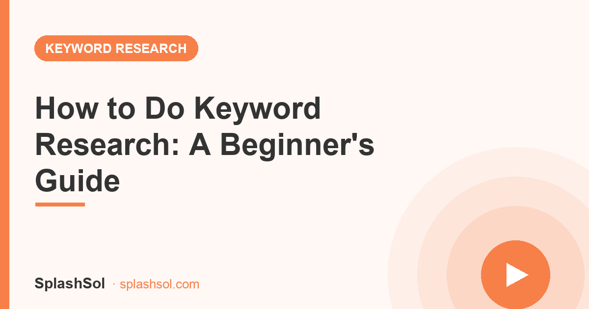 How to do keyword research