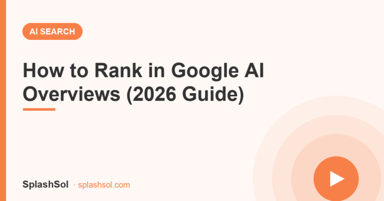 How to Rank in Google AI Overviews (2026 Guide)