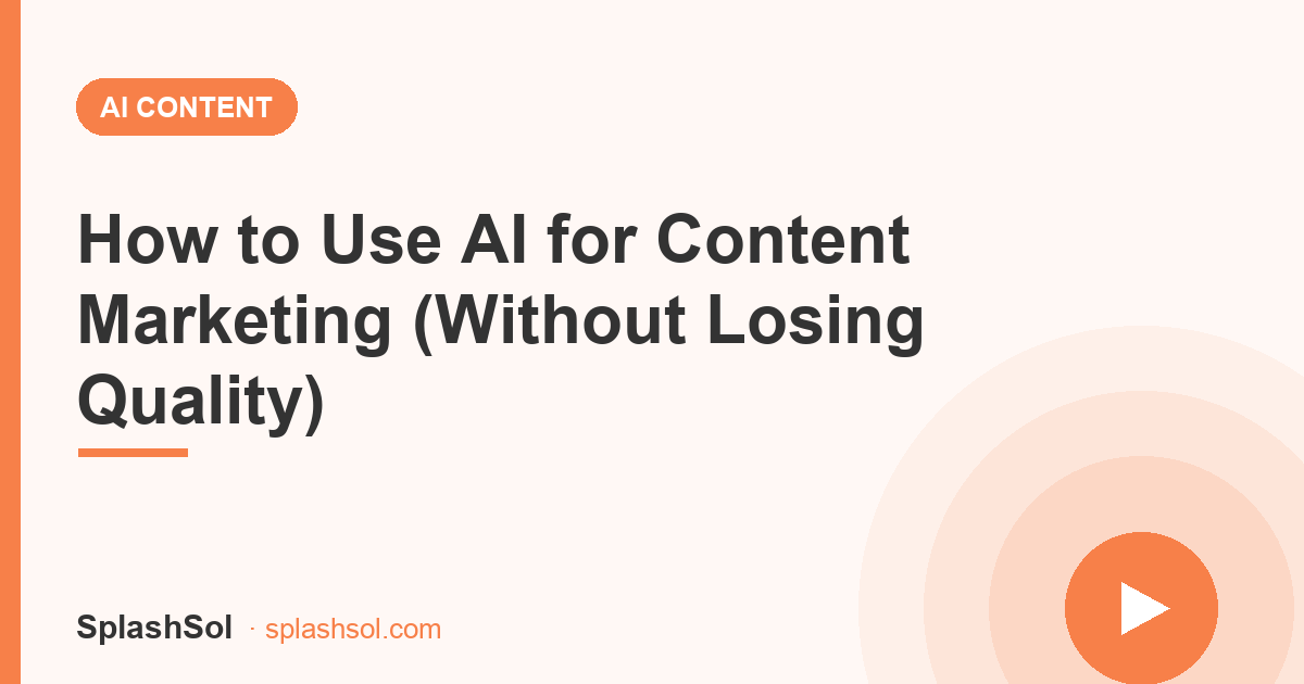 How to use AI for content marketing